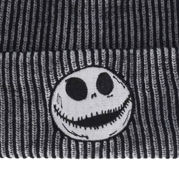 Nightmare Before Christmas Glow in the Dark Jack Skellington Beanie - Winter Hat - Picture 4 of 5